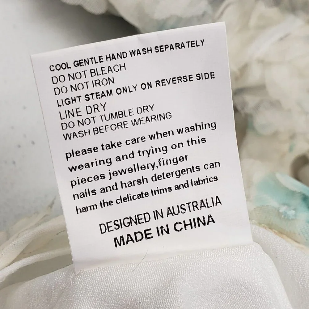 Elliatt Nala 3D Floral Applique One Shoulder Dress Size XS - Picture 10 of 12